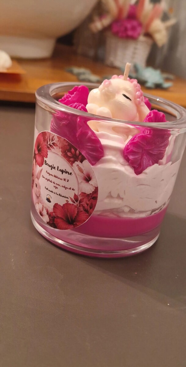 Bougie Lapine - Parfum hibiscus 10 % – Image 3